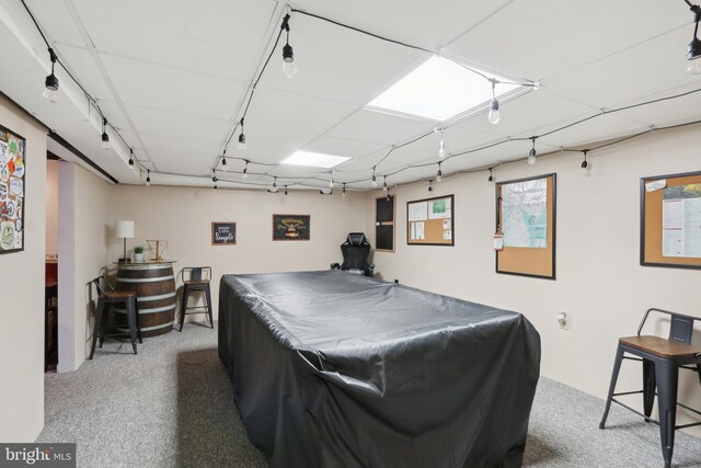 733 Cotswold Rd, Somerdale, NJ 08083 - recreation room featuring pool table and carpet floors