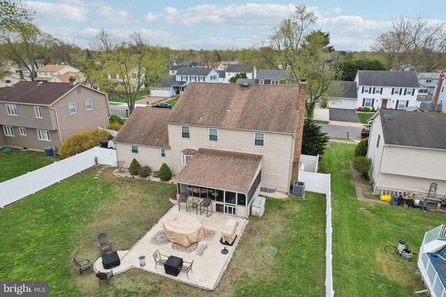 733 Cotswold Rd, Somerdale, NJ 08083 - aerial view with a residential view