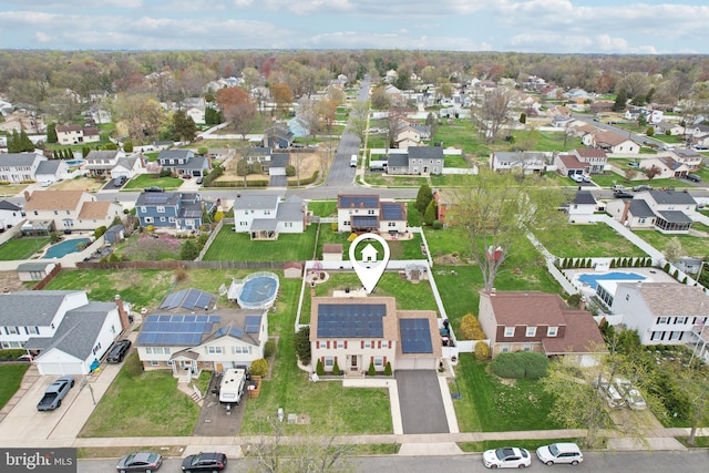 733 Cotswold Rd, Somerdale, NJ 08083 - drone / aerial view with a residential view