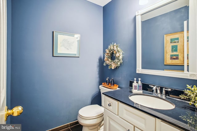 3430 Valewood Dr, Oakton, VA 22124 - bathroom with toilet and vanity