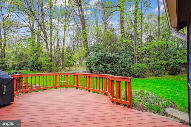 3430 Valewood Dr, Oakton, VA 22124 - deck with a lawn