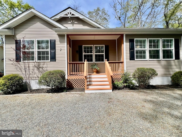2 Rabbit Run Ln, Ocean Pines, MD 21811 - view of front of property featuring a porch