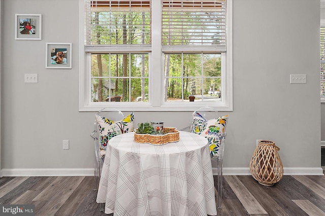 2 Rabbit Run Ln, Ocean Pines, MD 21811 - dining room featuring a healthy amount of sunlight, wood finished floors, and baseboards
