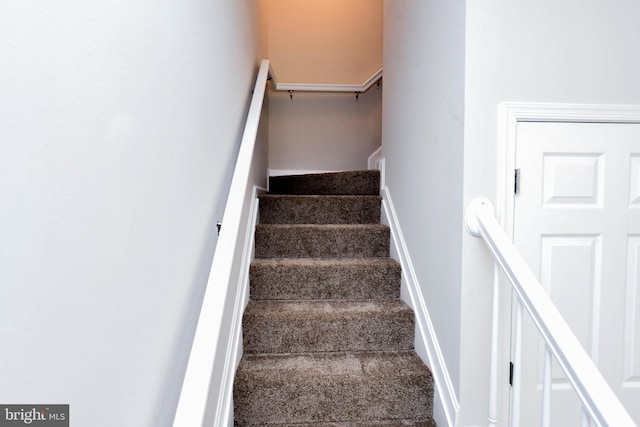 stairs with carpet