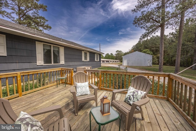 view of deck