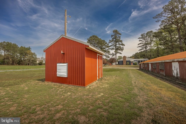 view of outbuilding featuring an outbuilding