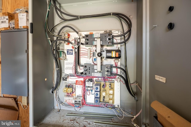 utility room featuring electric panel