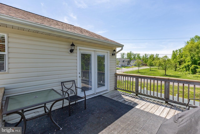 view of deck