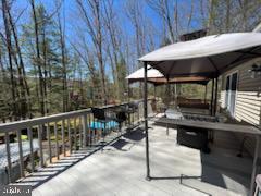 exterior space featuring a gazebo