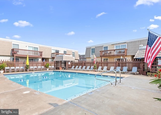 416 Bayshore Dr Unit 8204, Ocean City, MD 21842 - view of swimming pool with a patio area and fence