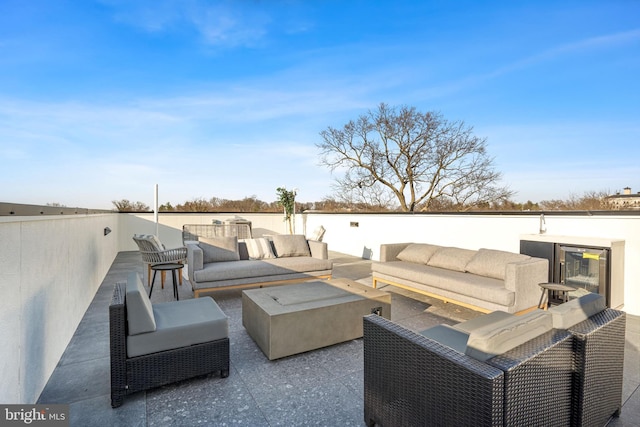 view of patio / terrace with outdoor lounge area