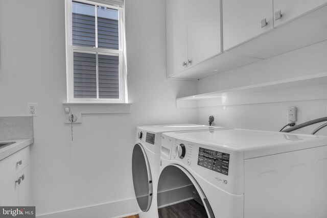 85 Quiet Creek Dr, Gettysburg, PA 17325 - laundry room with separate washer and dryer and cabinet space