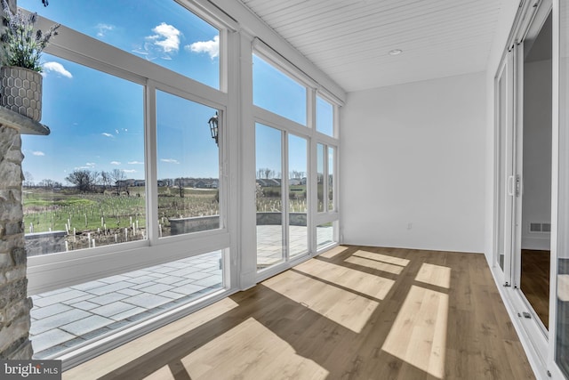 85 Quiet Creek Dr, Gettysburg, PA 17325 - unfurnished sunroom with visible vents and wood finished floors