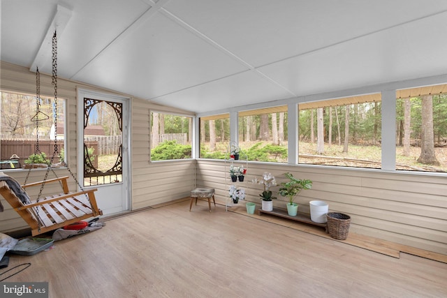 2200 Harpoon Dr, Stafford, VA 22554 - unfurnished sunroom with vaulted ceiling