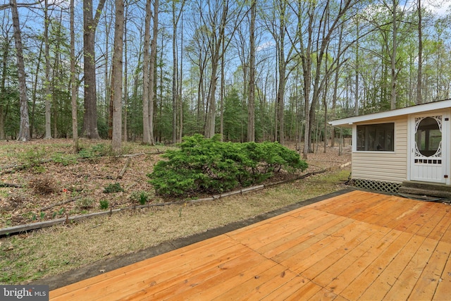 2200 Harpoon Dr, Stafford, VA 22554 - deck with an outdoor structure