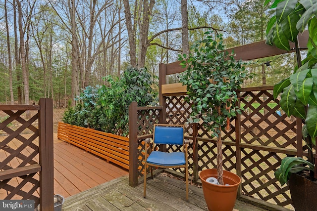 2200 Harpoon Dr, Stafford, VA 22554 - view of wooden deck