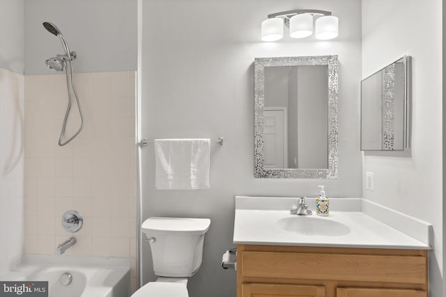 3830 Lightfoot St Unit 335, Chantilly, VA 20151 - full bathroom with toilet, tub / shower combination, and vanity