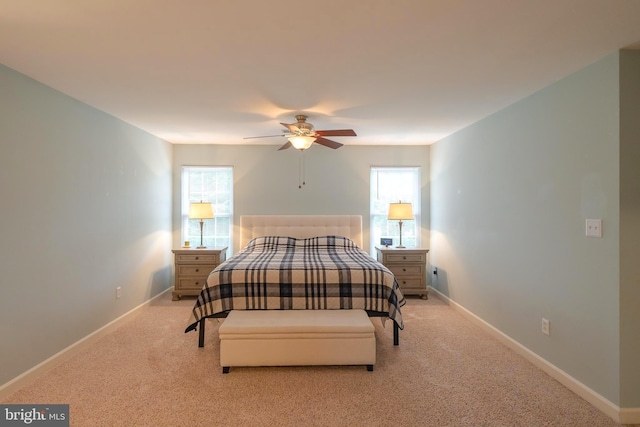 869 Bourban Ln, West Grove, PA 19390 - carpeted bedroom with multiple windows and ceiling fan