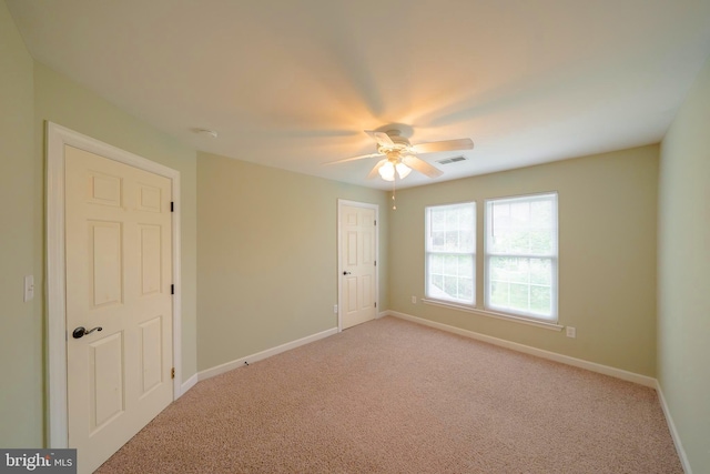 869 Bourban Ln, West Grove, PA 19390 - unfurnished bedroom with light carpet and ceiling fan