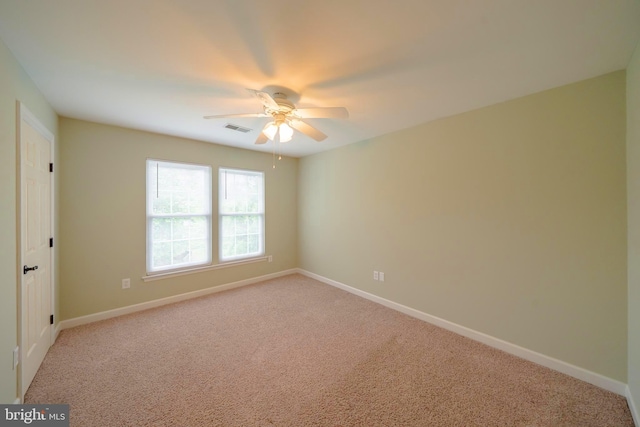 869 Bourban Ln, West Grove, PA 19390 - carpeted spare room featuring a ceiling fan and baseboards