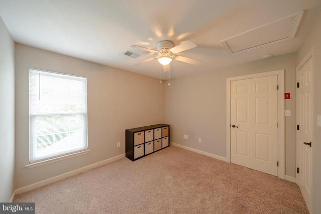869 Bourban Ln, West Grove, PA 19390 - unfurnished bedroom with multiple windows, carpet, and ceiling fan