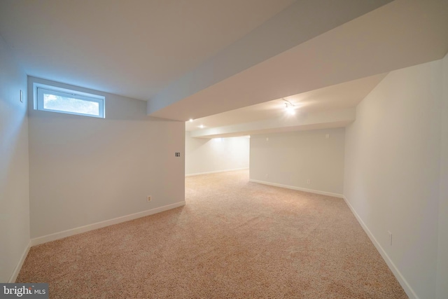 869 Bourban Ln, West Grove, PA 19390 - below grade area with carpet floors and baseboards
