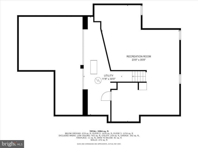 869 Bourban Ln, West Grove, PA 19390 - view of floor plan / room layout