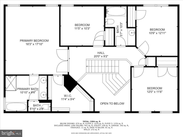869 Bourban Ln, West Grove, PA 19390 - view of room layout