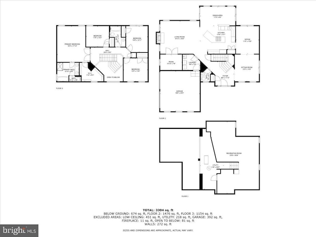 869 Bourban Ln, West Grove, PA 19390 - view of floor plan / room layout