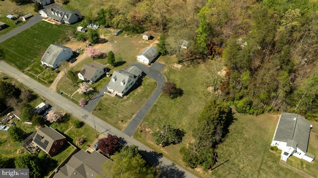 drone / aerial view featuring a residential view
