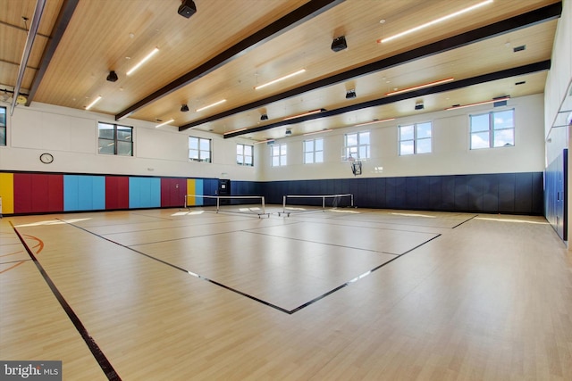 view of sport court featuring community basketball court