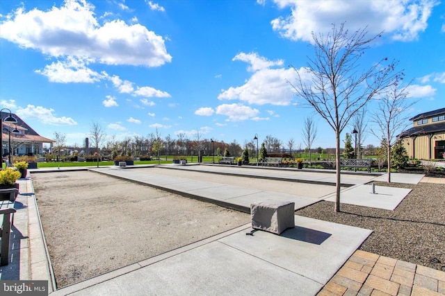 view of community