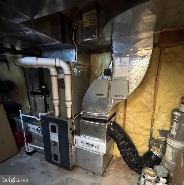 view of utility room