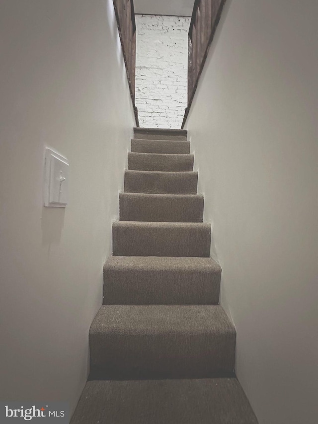 view of staircase