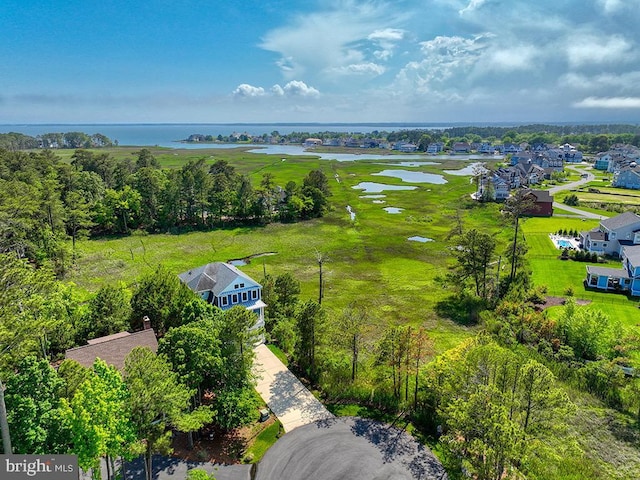 169 E Buckingham Dr, Rehoboth Beach, DE 19971 - aerial perspective of suburban area featuring a nearby body of water
