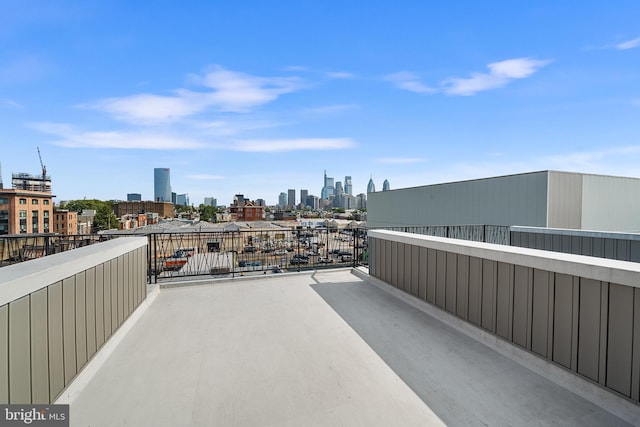 2340 Alter St, Philadelphia, PA 19146 - view of patio / terrace with a balcony and a city view
