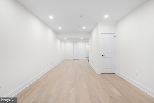 2340 Alter St, Philadelphia, PA 19146 - interior space featuring light wood-style flooring, recessed lighting, and baseboards