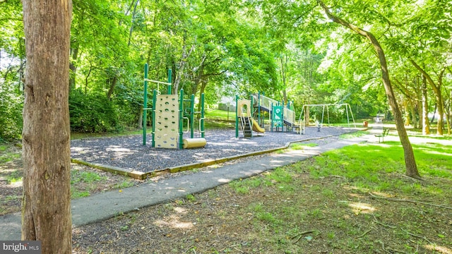 view of property's community with playground community