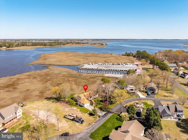 32179 Linn Woods Ln, Dagsboro, DE 19939 - drone / aerial view featuring a water view