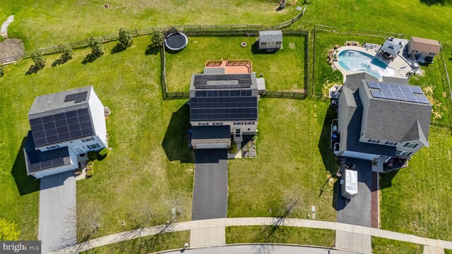 drone / aerial view