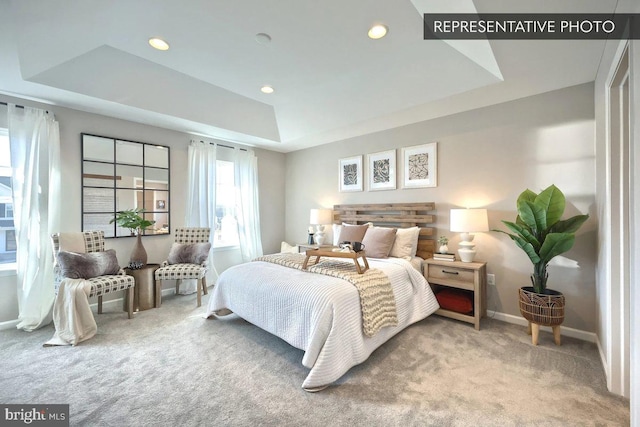 93 Long Bend Dr Lot 155, Carlisle, PA 17015 - carpeted bedroom featuring recessed lighting, baseboards, and a raised ceiling