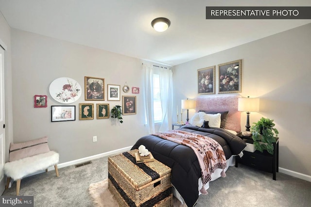 93 Long Bend Dr Lot 155, Carlisle, PA 17015 - bedroom with carpet flooring, baseboards, and visible vents