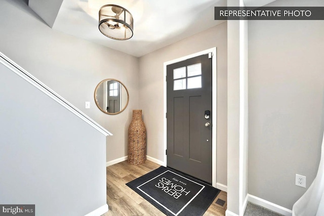 93 Long Bend Dr Lot 155, Carlisle, PA 17015 - foyer entrance featuring light wood-style flooring, baseboards, and visible vents