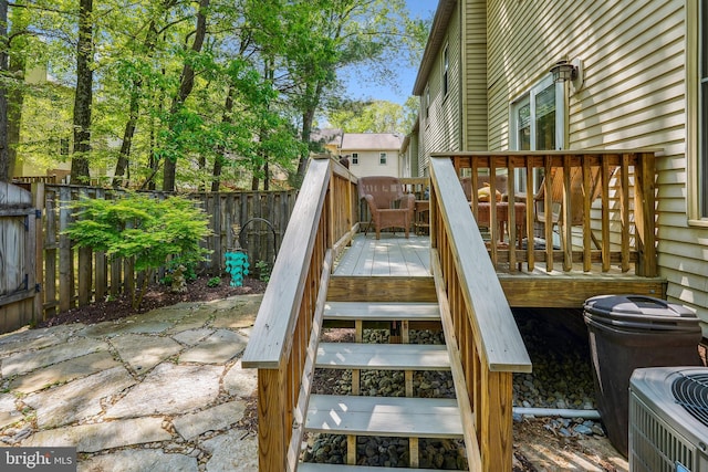 view of stairs