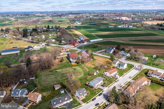 bird's eye view featuring a residential view