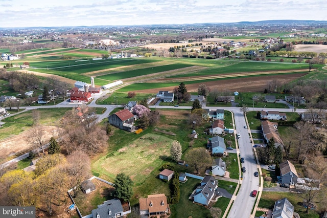 aerial view featuring a residential view