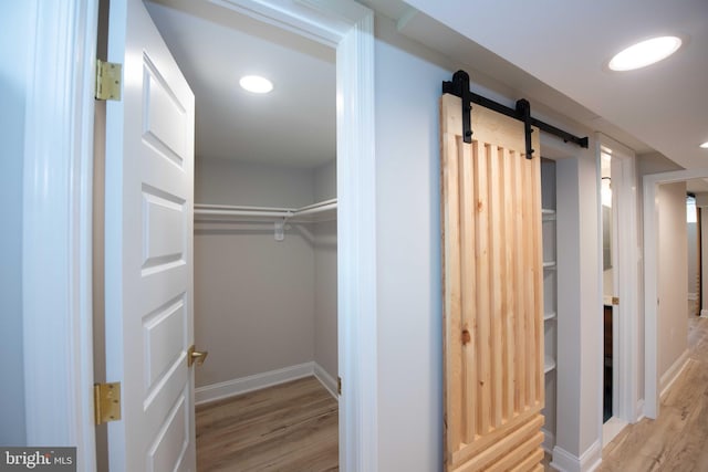 view of closet