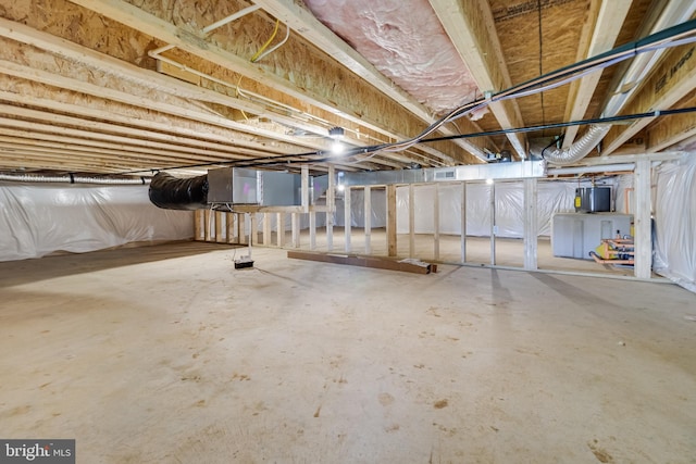 14671 Banks Odee Rd, Newburg, MD 20664 - unfinished below grade area featuring electric water heater