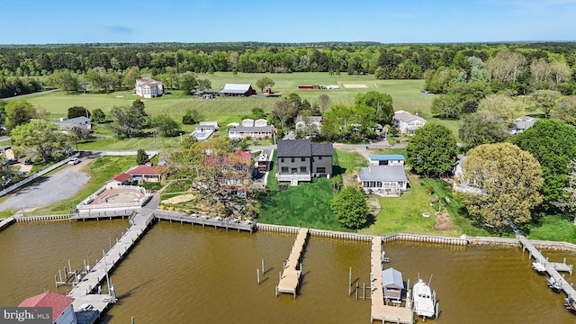 14671 Banks Odee Rd, Newburg, MD 20664 - drone / aerial view with a water view