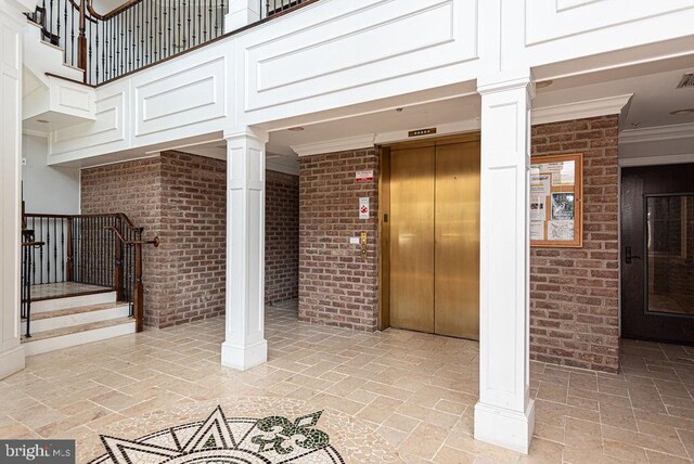 2108 Points Reach, Berlin, MD 21811 - entrance to property featuring elevator and brick siding